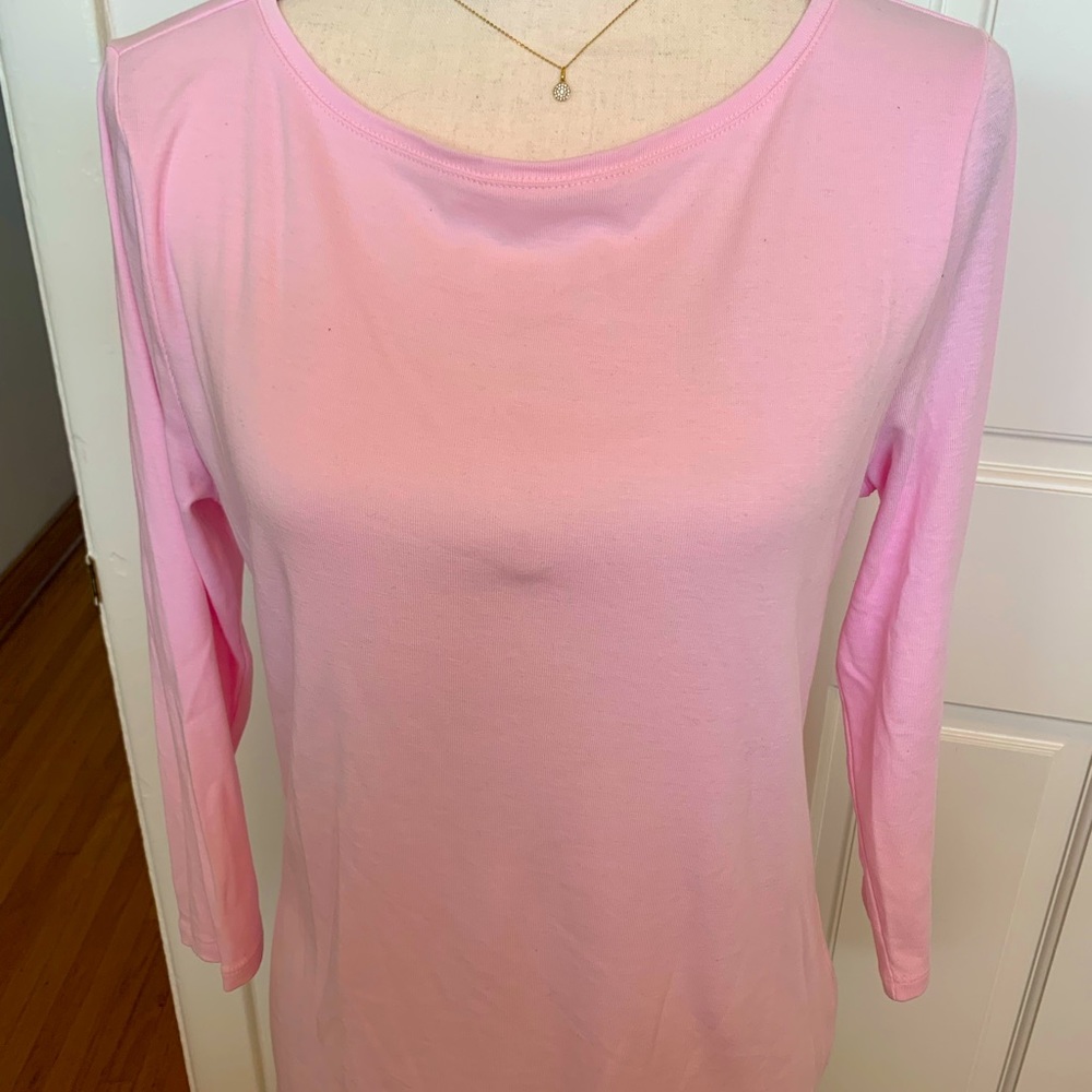 NWOT Talbots Tee Medium 100 % Pima Cotton